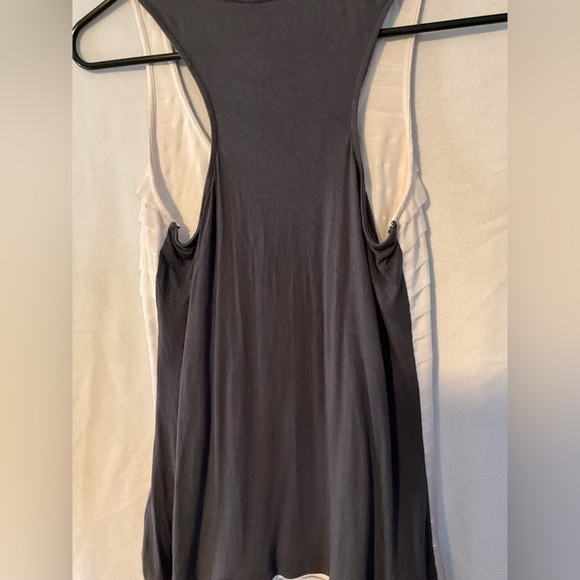 Ted Baker Pink white purple/gray ombre razor back tank top size 1 - Picture 4 of 11